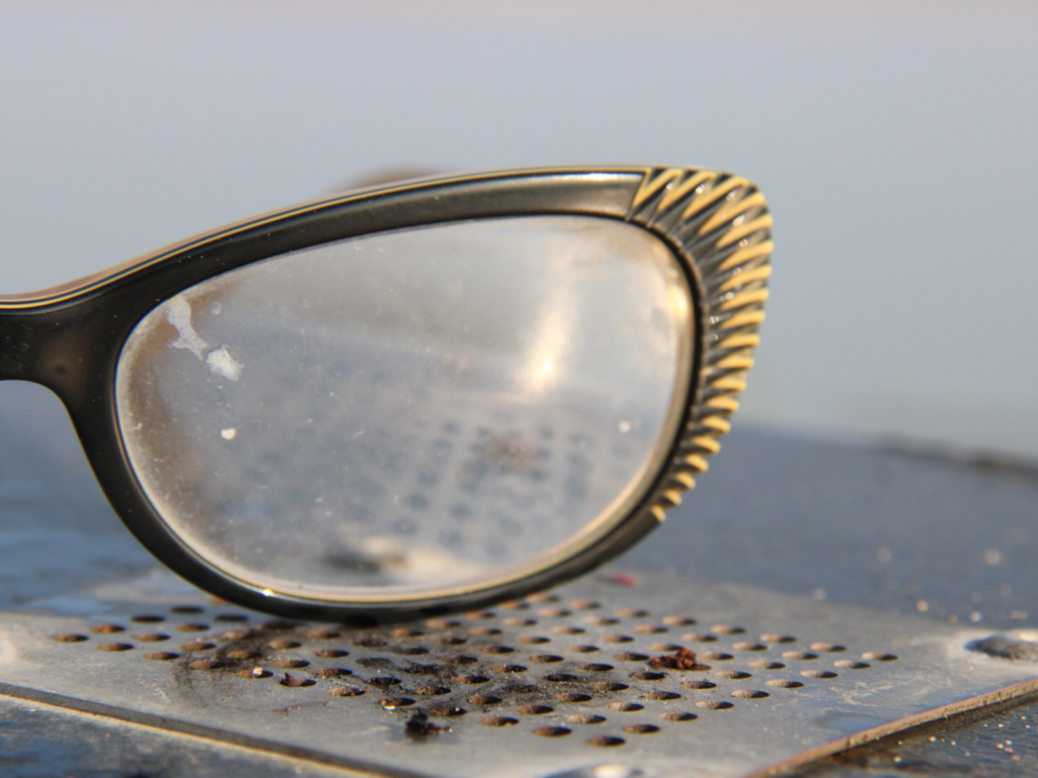 Glasses on Malahide beach