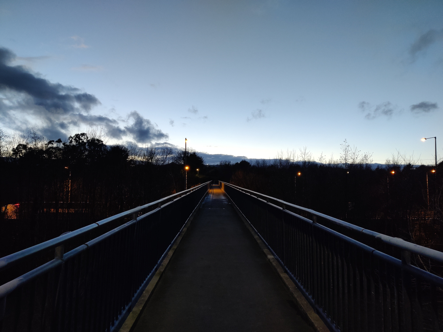 Shankill overpass at dawn